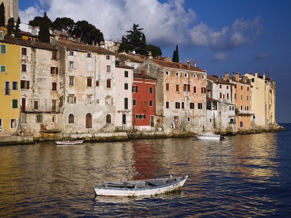 Adriatic Sea At Sunrise Rovinj Croatia Coastal Scenery
