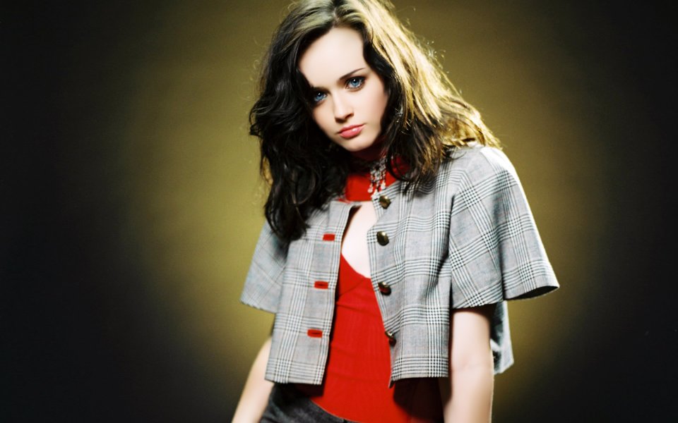 Alexis Bledel Vintage Studio Fashion Portrait