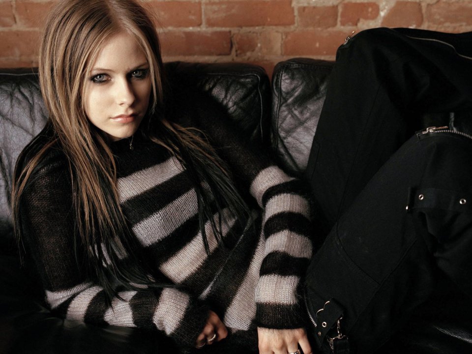 Avril Lavigne Millennial Punk Style Portrait Photo
