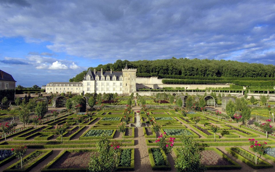 Chateau De Villandry Loire Valley France