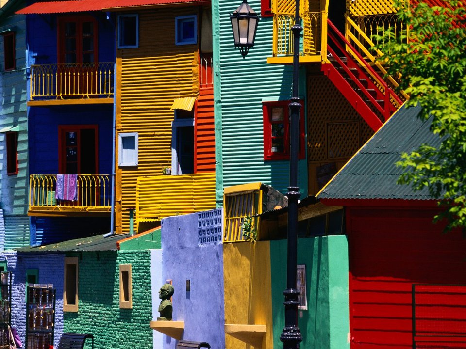 Colorful Residential Apartments Buenos Aires Argentina
