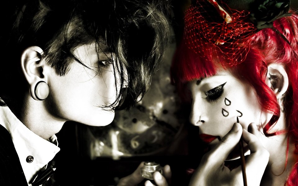 Gothic Craftsman Creative Face Makeup Portrait Photography