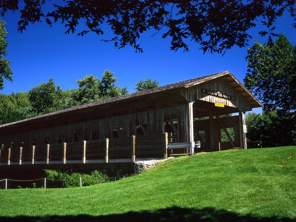 Lake Of The Woods Covered Bridge Champaign County Illinois