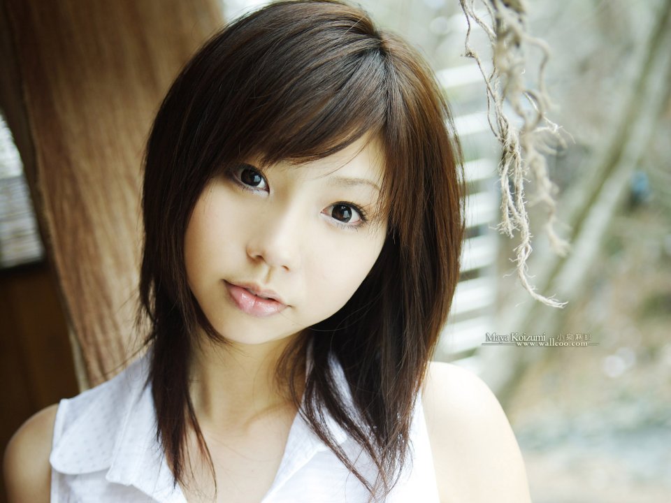 Maya Koizumi Fresh Outdoor Portrait Closeup