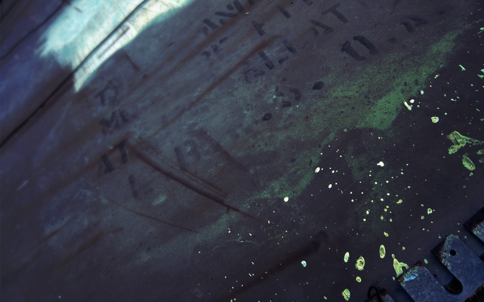 Vintage Rusted Metal Surface Closeup Dark Industrial Texture