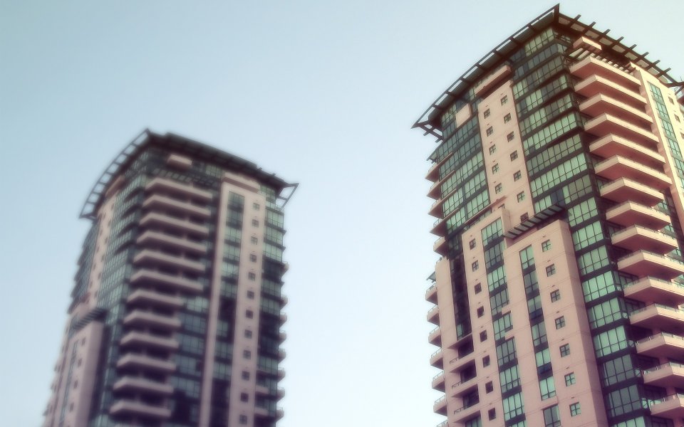 Modern Urban High Rise Residential Buildings