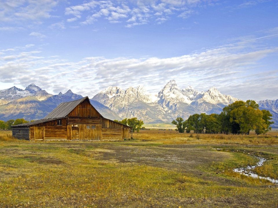 Moulton Barn Grand Teton National Park Wyoming Autumn Landscape