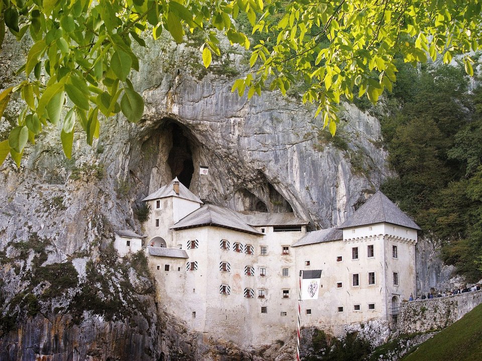 Predjama Castle Slovenia Medieval Cliff Fortress
