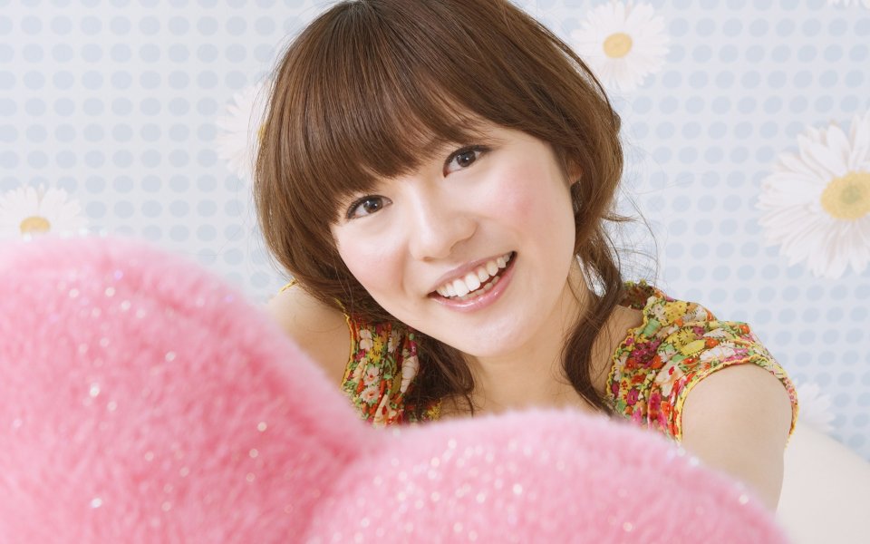 Sweet Japanese Home Girl Smiling Portrait Photography