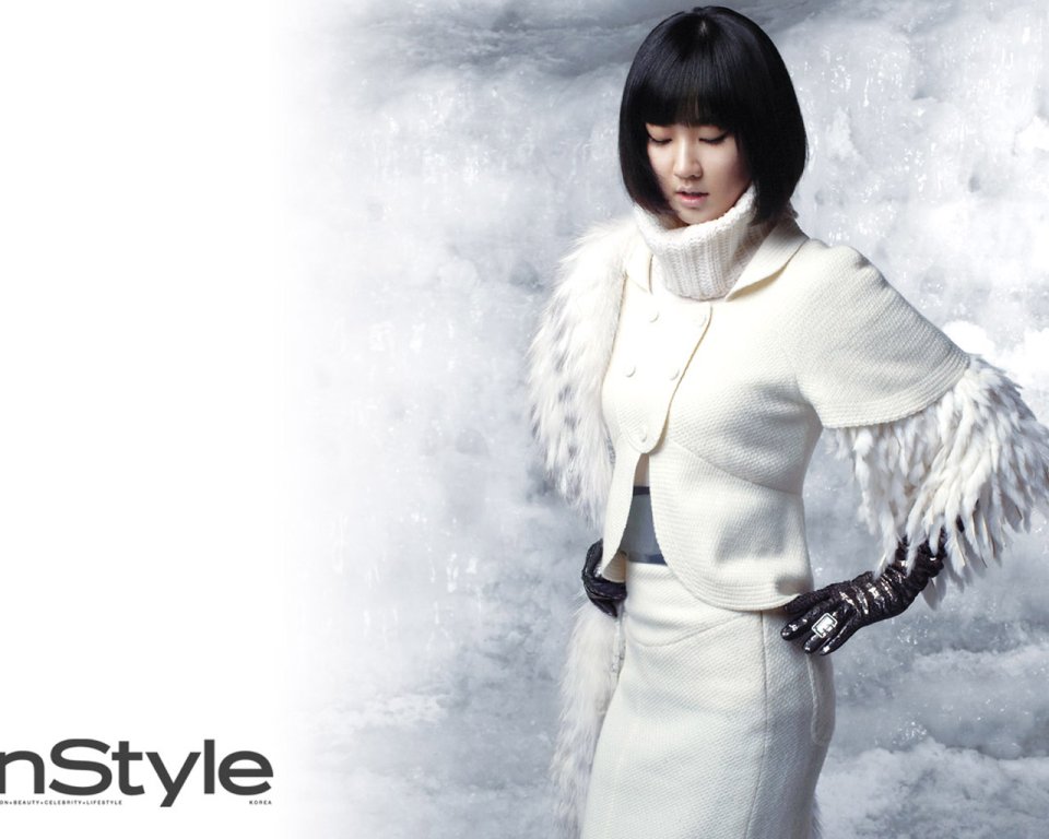 InStyle韩国版 冬日时尚女性人像写真