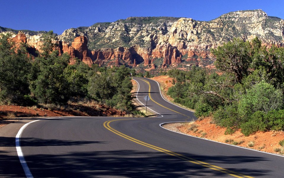 Road Through Red Rock Sedona Arizona
