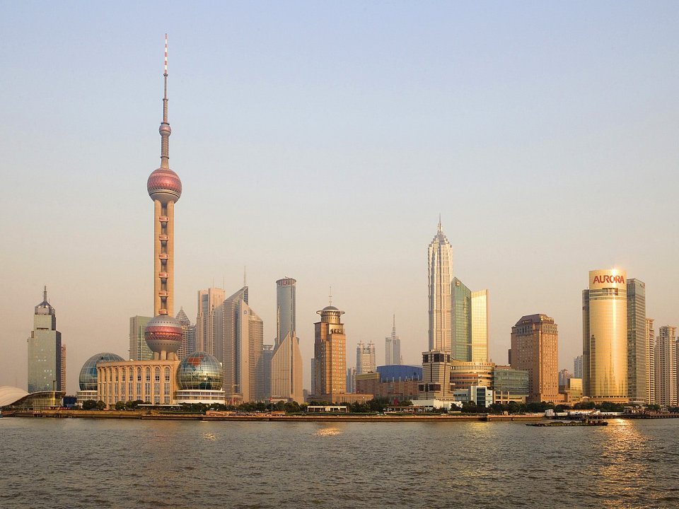 Shanghai Lujiazui Skyline And Oriental Pearl Tower