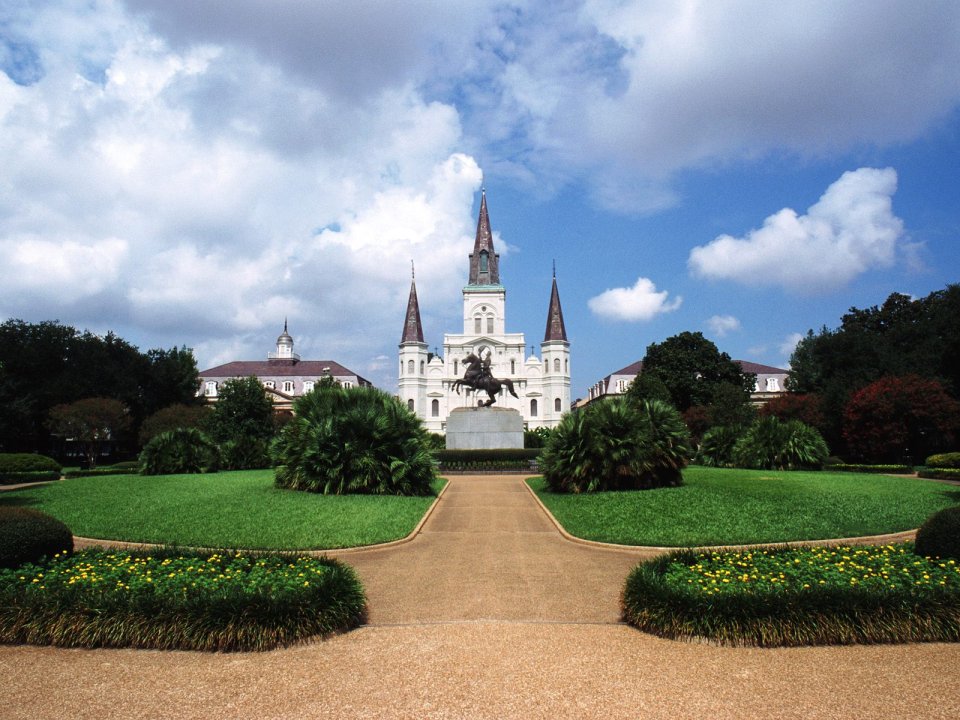 St Louis Cathedral Jackson Square New Orleans Louisiana