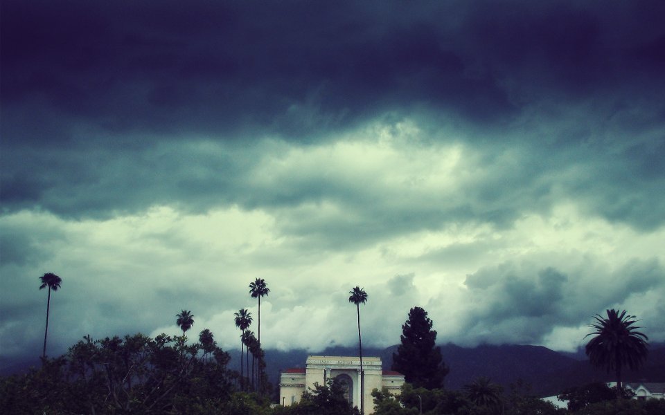 Storm Clouds Over Calvary Church