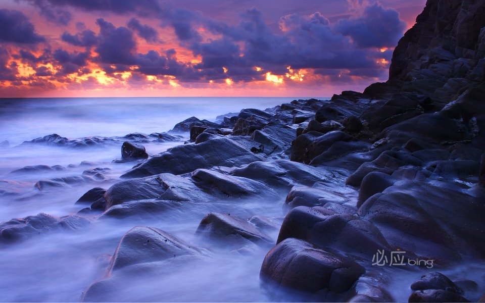 Guantouling Twilight Beihai Coast
