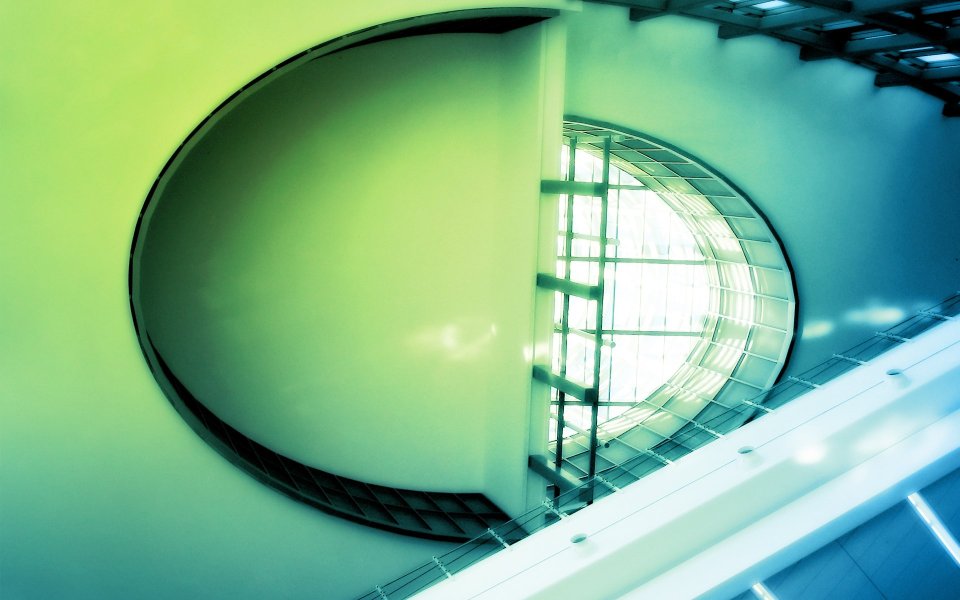 Modern Architectural Geometric Oval Skylight
