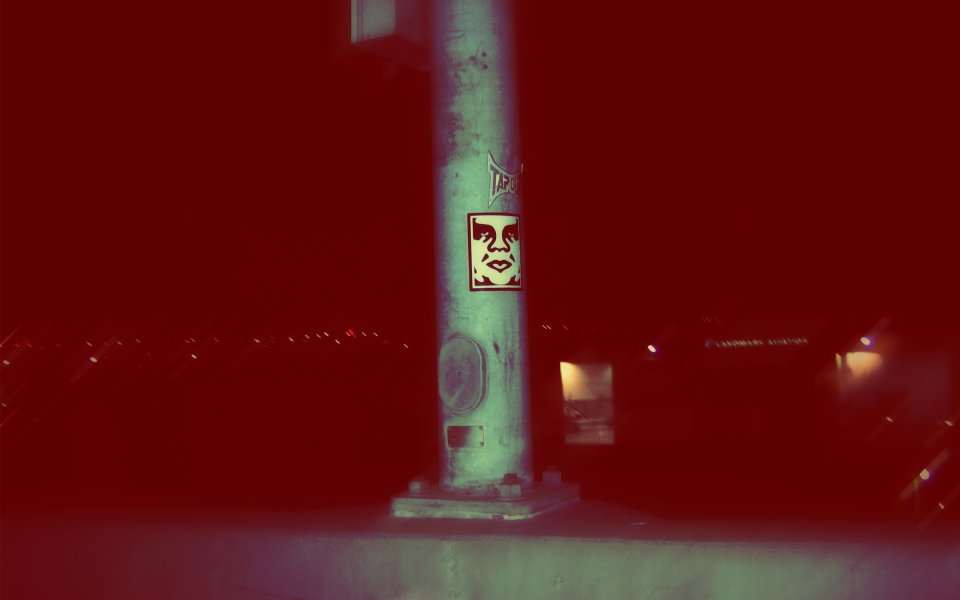 Obey Giant 街头艺术贴纸