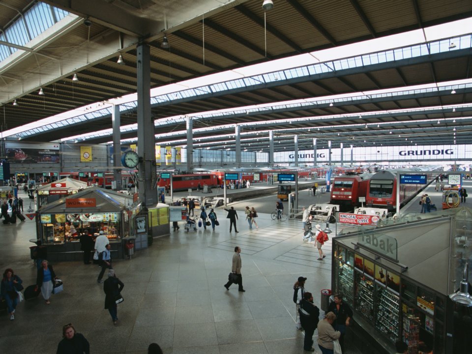 Germany Munich Central Railway Station Interior