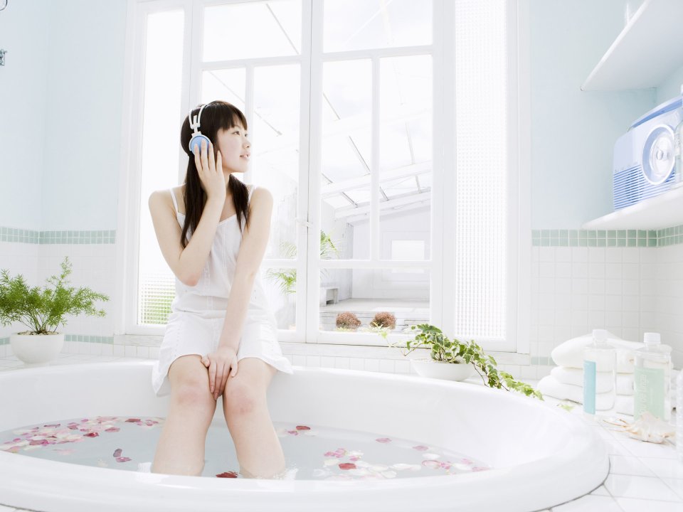 Summer Girl Spa Relaxation