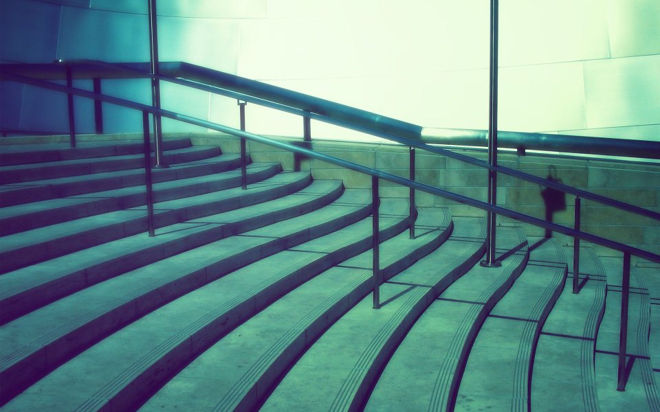 Modern Architectural Curved Staircase