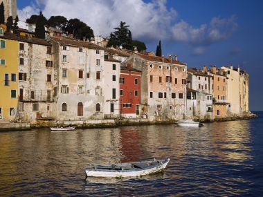 Adriatic Sea At Sunrise Rovinj Croatia Coastal Scenery