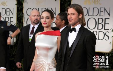 Angelina Jolie Brad Pitt Golden Globe Awards Red Carpet