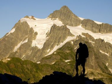 美国华盛顿州北喀斯喀特国家公园徒步登山风光