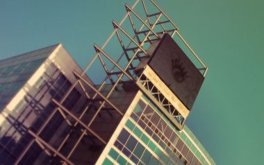 Mysterious Eye Art Installation On Modern Skyscraper