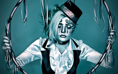 Dark Creative Circus Ringmaster Woman Portrait Photography