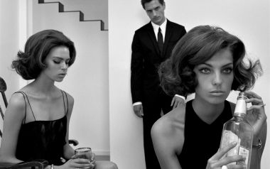 超模Daria Werbowy 复古黑白时尚人像大片