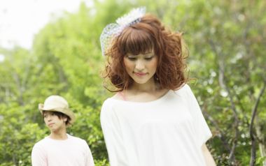 Garden Wedding Photography Young Newlywed Couple