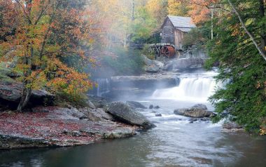 Glade Creek Grist Mill Autumn Babcock State Park