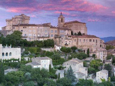 Gordes Provence France Stone Village Dusk Scenery