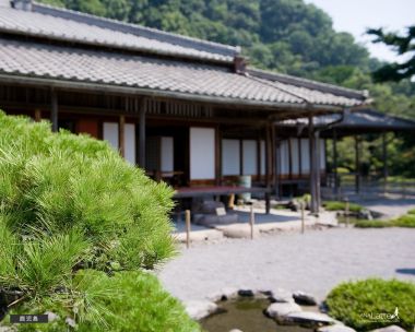 日本鹿儿岛传统日式庭园与古民居