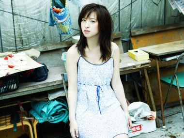 日本女星仲根霞 清新日系少女写真