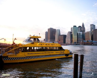 New York Manhattan Skyline Water Taxi