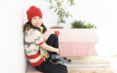 Japanese Home Warm Casual Young Girl Portrait Photography
