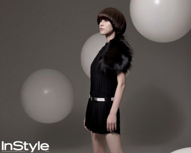 韩国InStyle杂志时尚女性棚拍写真