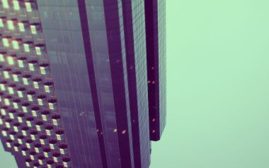 Modern Skyscraper Glass Facade Minimalist Photography