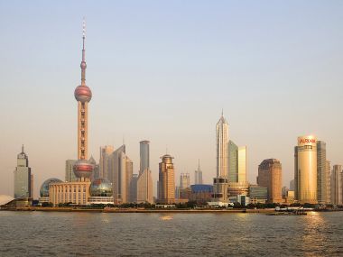 Shanghai Lujiazui Skyline And Oriental Pearl Tower