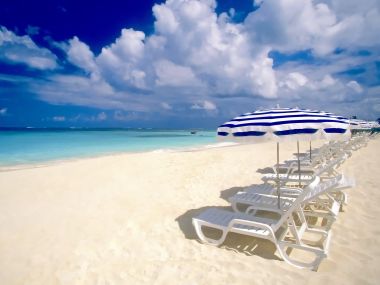 Shoal Bay Beach Anguilla Summer Holiday Seascape