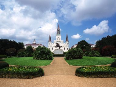 St Louis Cathedral Jackson Square New Orleans Louisiana