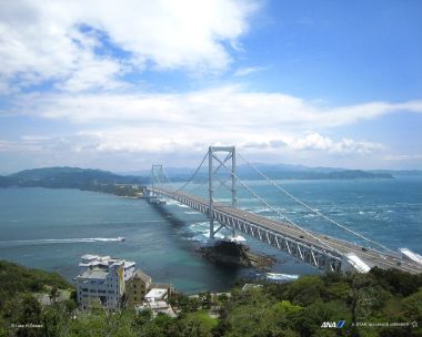 日本德岛大鸣门桥与鸣门漩涡