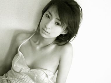 Umemiya Masako Vintage Black White Portrait Photo