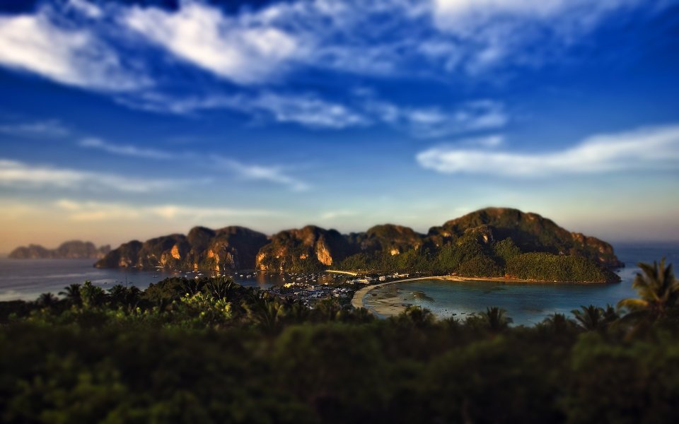 泰国皮皮岛热带海岛风光