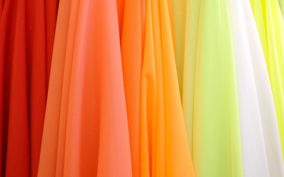 Just Jeanette Colorful Gradient Fabric Texture