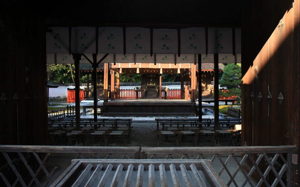 Kyoto Shimogamo Shrine Autumn Temple Architecture