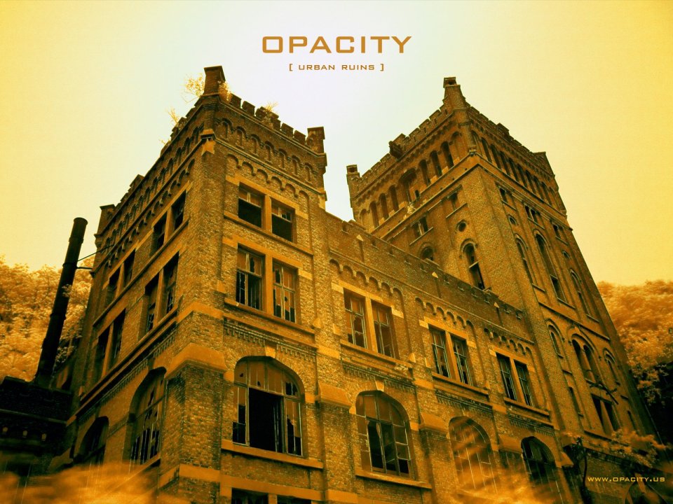 Opacity《Urban Ruins》复古废弃建筑红外摄影作品