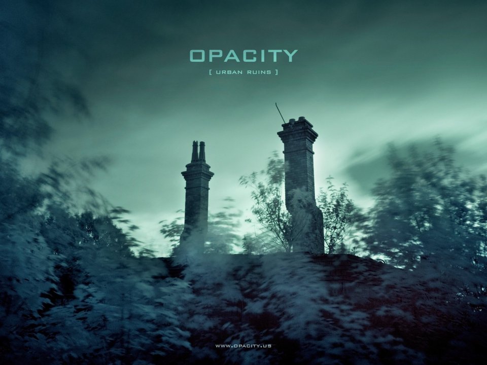 Opacity Urban Ruins Chimney Ruins Photography