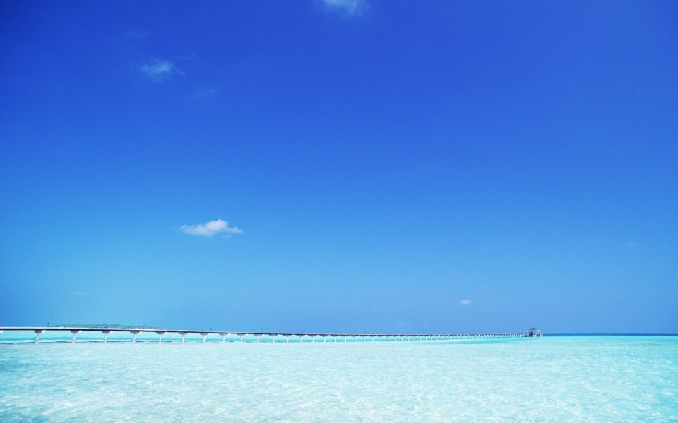 Maldives Aquamarine Sea Pier